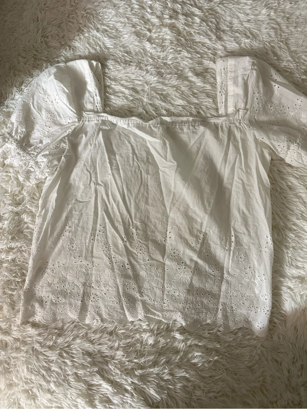 Anthropologie breathable white